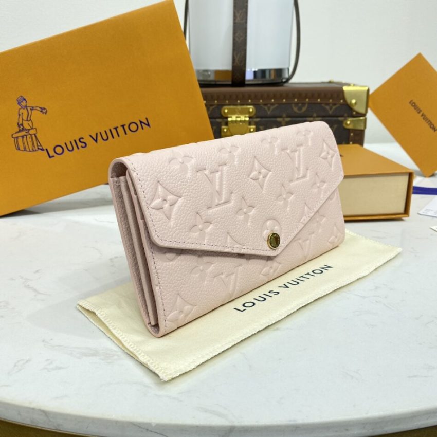 Replica Louis Vuitton Sarah Wallet Pink 2 Replica Louis Vuitton Sarah Wallet Pink - elite superclone designer purse