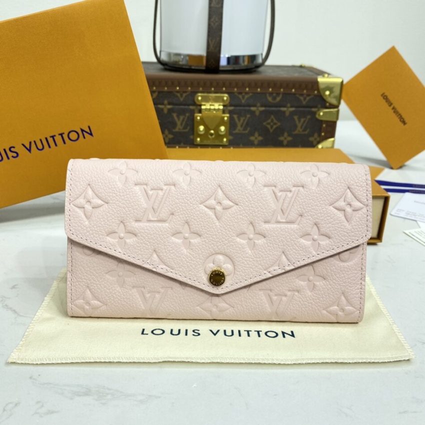 Replica Louis Vuitton Sarah Wallet Pink 1 Replica Louis Vuitton Sarah Wallet Pink - near-authentic luxury replica handbag