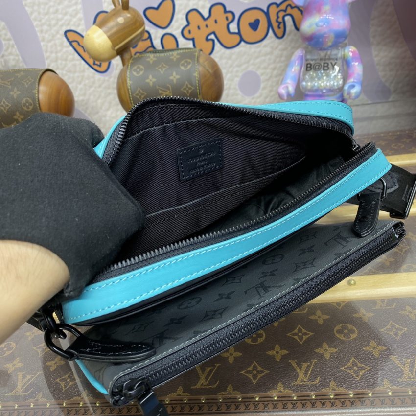 Replica Louis Vuitton Trio Messenger Grey&Tiffany 8 Replica Louis Vuitton Trio Messenger Grey&Tiffany - near-authentic luxury replica handbag