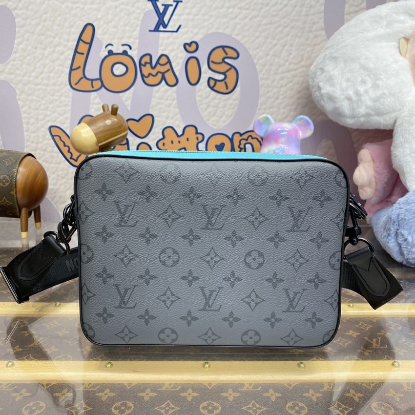 Replica Louis Vuitton Trio Messenger Grey&Tiffany 9 Replica Louis Vuitton Trio Messenger Grey&Tiffany - best-selling designer handbag dupe