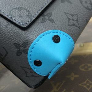Replica Louis Vuitton Steamer Wearable Wallet Grey 9 Replica Louis Vuitton Steamer Wearable Wallet Grey - high-end fake designer purse