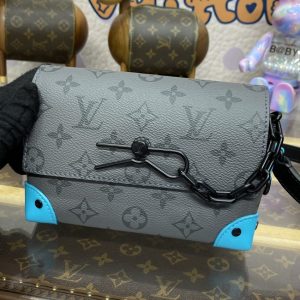 Replica Louis Vuitton Steamer Wearable Wallet Grey 11 Replica Louis Vuitton Steamer Wearable Wallet Grey - high-accuracy replica luxury purse