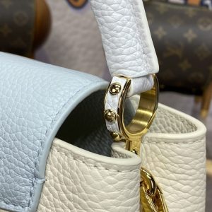 Replica Loius Vuitton Capucines Beige Blue 3 Replica Loius Vuitton Capucines Beige Blue - best-selling designer handbag dupe