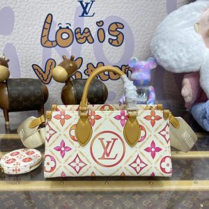 Replica LV OnTheGo East West Orange 1 Replica LV OnTheGo East West Orange - realistic designer-inspired fake bag