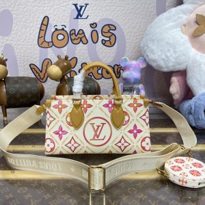 Replica LV OnTheGo East West Orange 9 Replica LV OnTheGo East West Orange - high-quality designer bag clone
