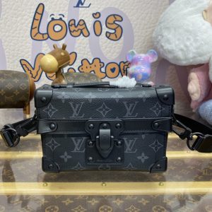 Replica Louis Vuitton Soul Trunk Cross-Body Black 1 Replica Louis Vuitton Soul Trunk Cross-Body Black - high-quality designer bag clone