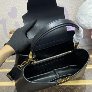 Replica Loius Vuitton Capucines Large Black Full 3 Replica Loius Vuitton Capucines Large Black Full - high-end fake designer purse