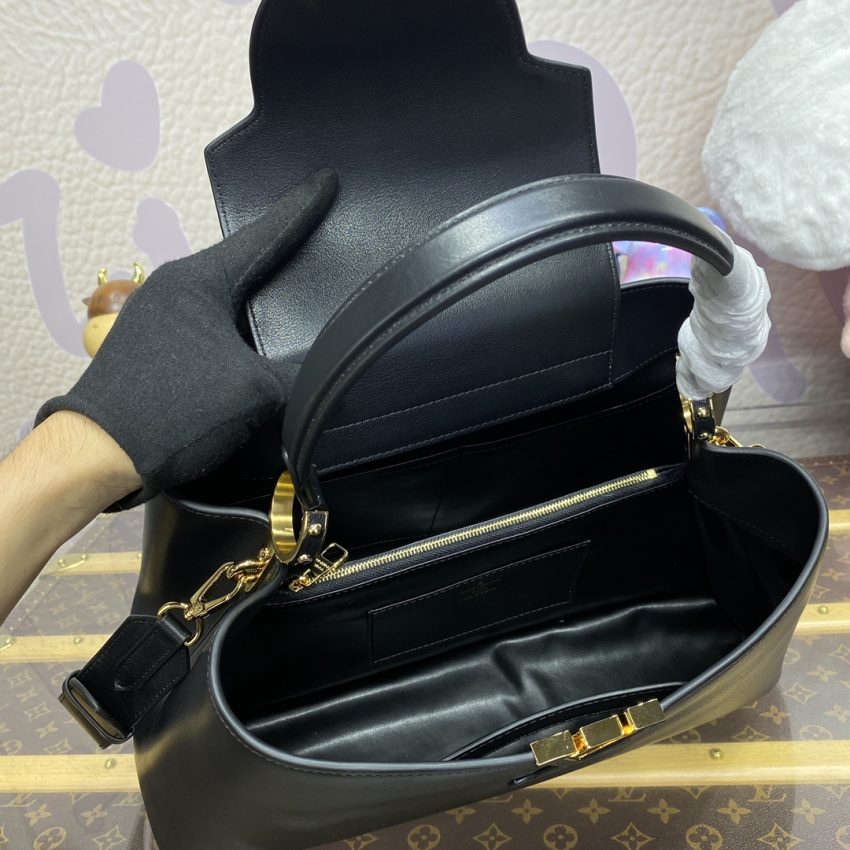 Replica Loius Vuitton Capucines Large Black Full 3 Replica Loius Vuitton Capucines Large Black Full - high-end fake designer purse