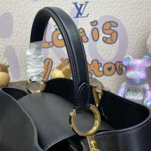 Replica Loius Vuitton Capucines Large Black Full 2 Replica Loius Vuitton Capucines Large Black Full - high-accuracy replica luxury purse