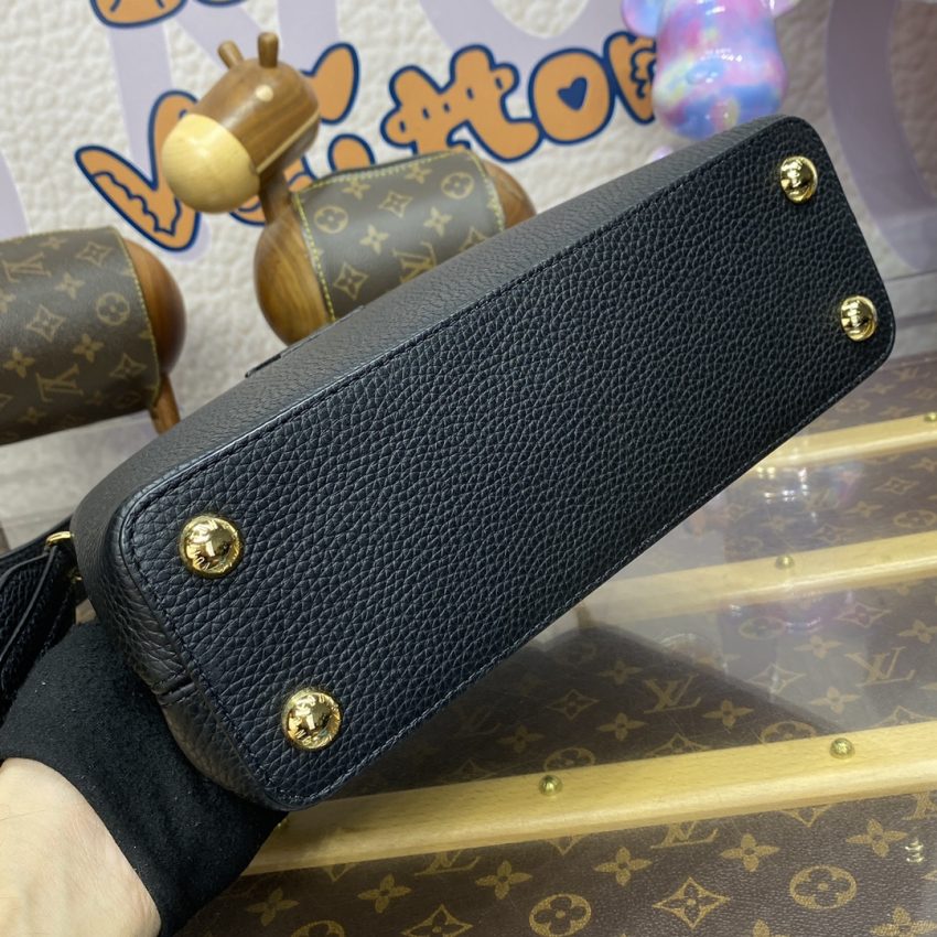 Replica Loius Vuitton Capucines Full Black 9 Replica Loius Vuitton Capucines Full Black - best quality luxury bag dupe