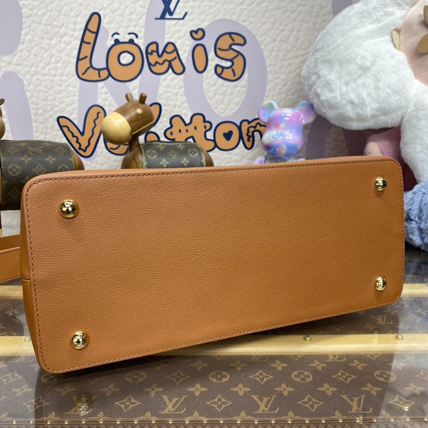 Replica Loius Vuitton Capucines Brown Large 7 Replica Loius Vuitton Capucines Brown Large - premium-grade designer purse dupe