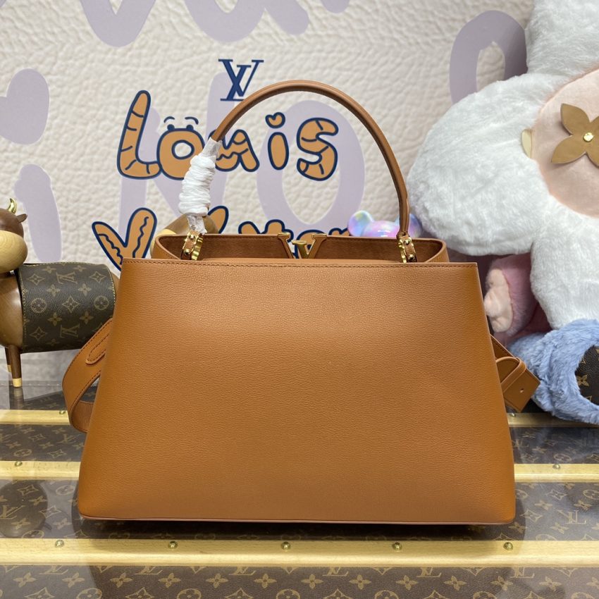 Replica Loius Vuitton Capucines Brown Large 11 Replica Loius Vuitton Capucines Brown Large - high-quality designer bag clone