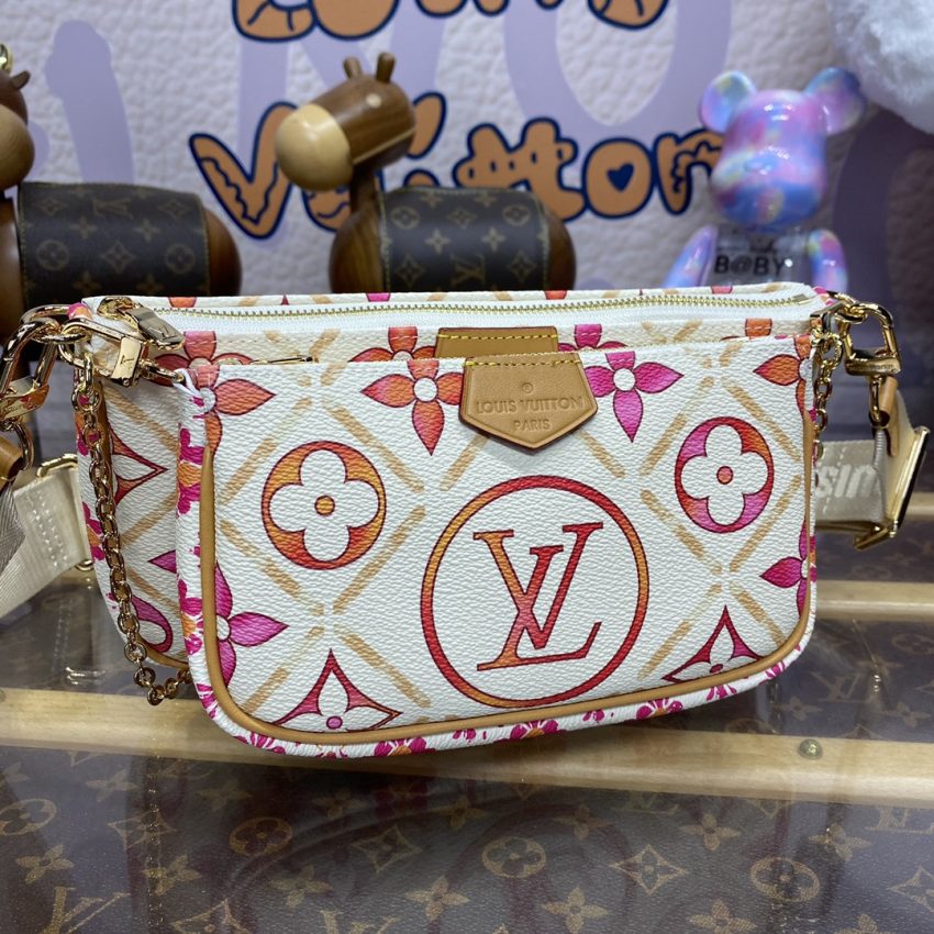 Replica Louis Vuitton Multi Pochette Accessoires Orange 2 Replica Louis Vuitton Multi Pochette Accessoires Orange - high-end fake designer purse