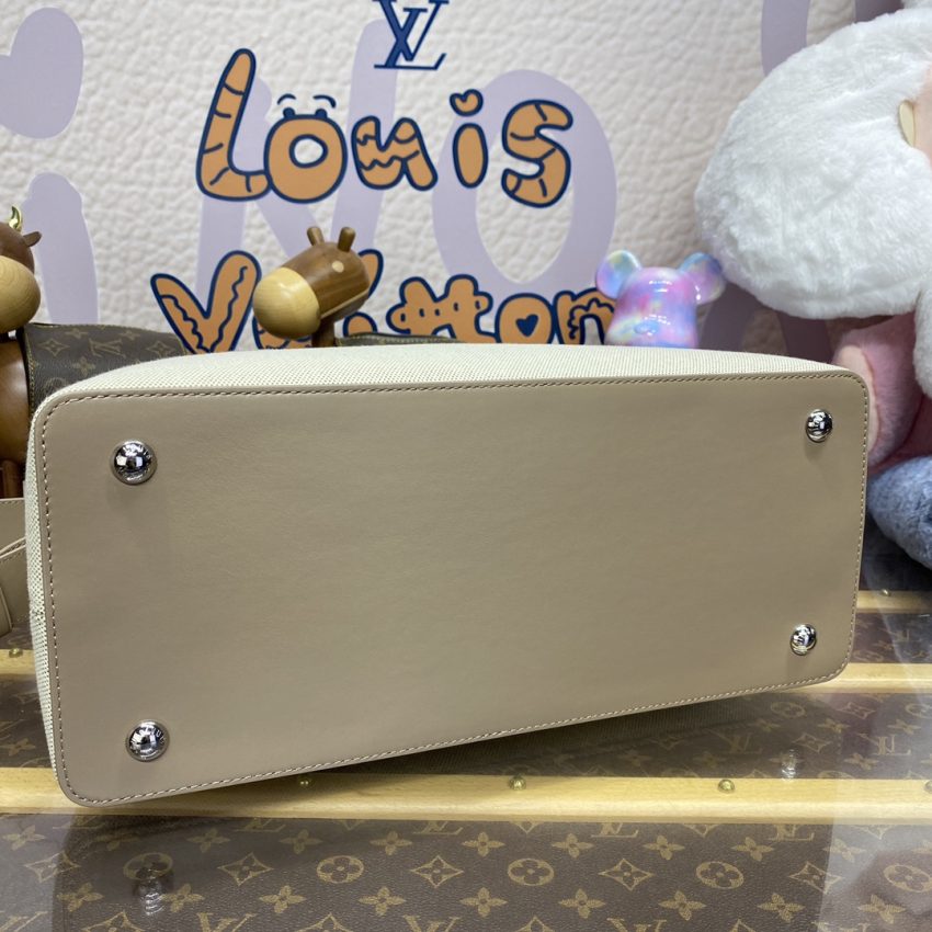 Replica Loius Vuitton Capucines Beige Silk 3 Replica Loius Vuitton Capucines Beige Silk - best-selling designer handbag dupe