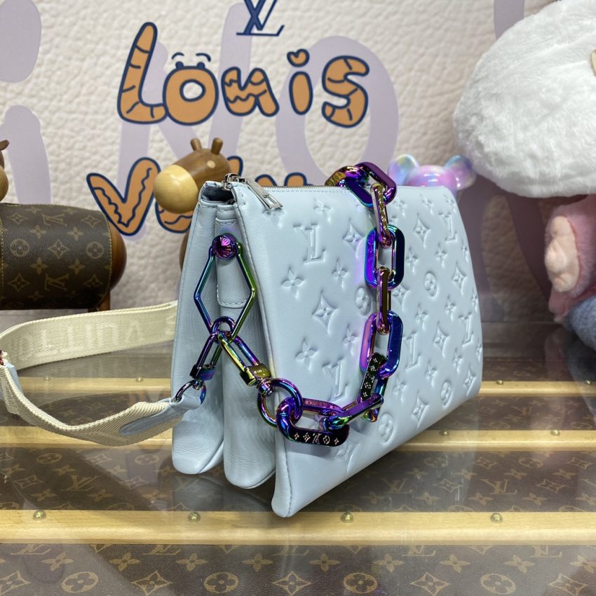 Replica Louis Vuitton Coussin Blue - 1:1 designer replica handbag