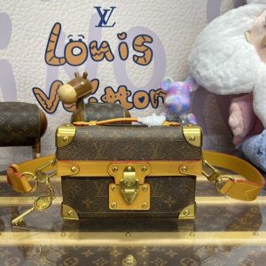 Replica Louis Vuitton Soul Trunk Cross-Body Brown 1 Replica Louis Vuitton Soul Trunk Cross-Body Brown - best quality luxury bag dupe