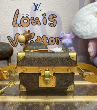 Replica Louis Vuitton Soul Trunk Cross-Body Brown - best quality luxury bag dupe