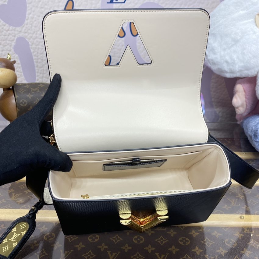 Replica Louis Vuitton Twist Black With Strap 7 Replica Louis Vuitton Twist Black With Strap - 1:1 designer replica handbag