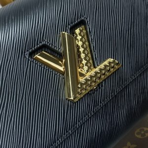 Replica Louis Vuitton Twist Black With Strap 8 Replica Louis Vuitton Twist Black With Strap - authentic-look luxury purse replica