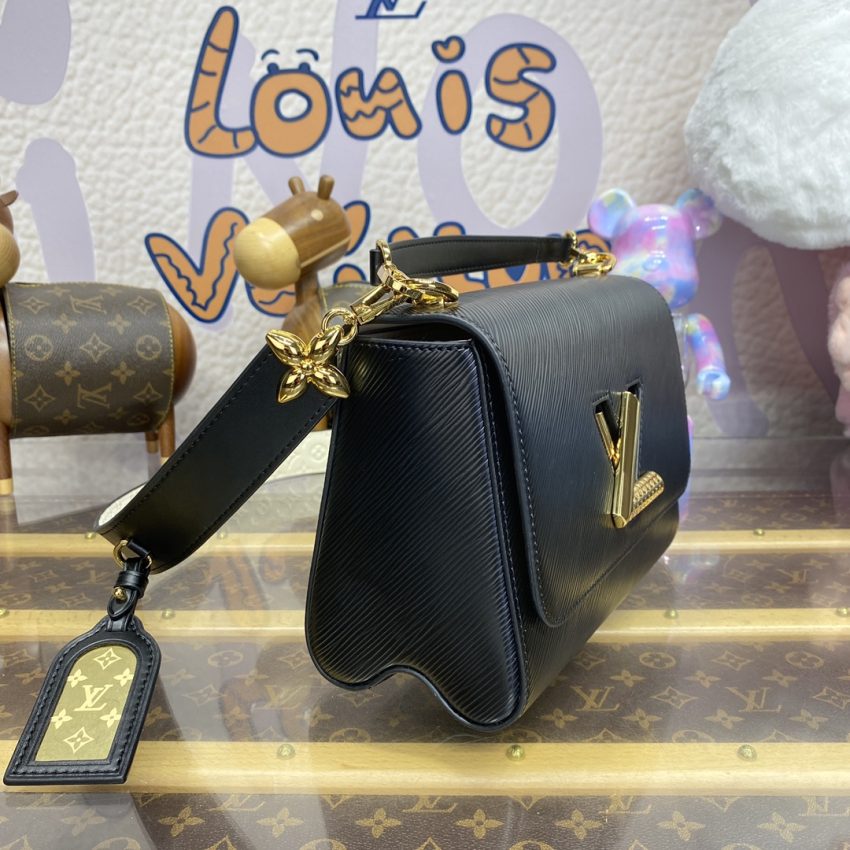 Replica Louis Vuitton Twist Black With Strap 11 Replica Louis Vuitton Twist Black With Strap - 1:1 designer replica handbag