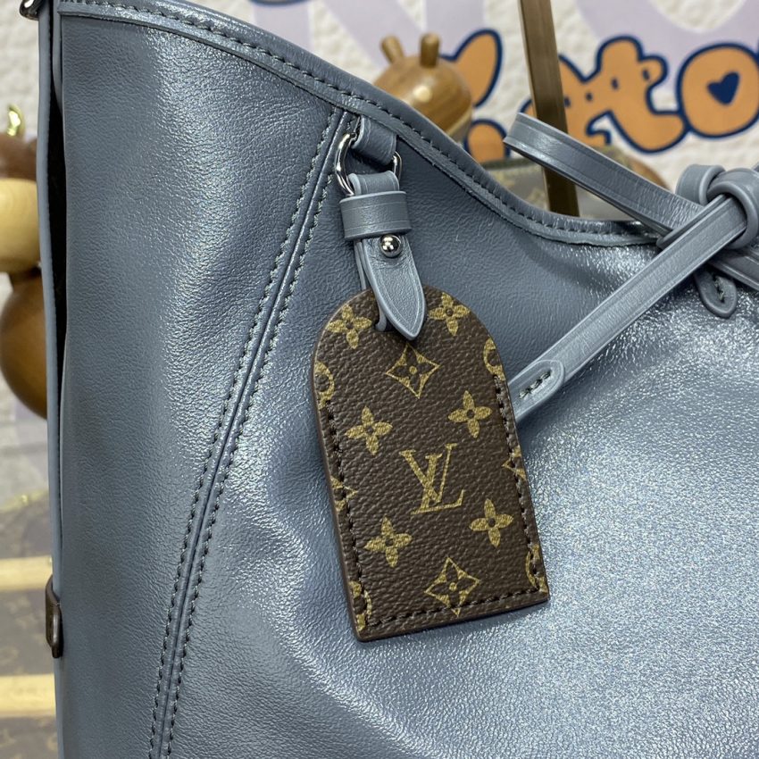 Replica Louis Vuitton Carry All MM Silver 4 Replica Louis Vuitton Carry All MM Silver - near-authentic luxury replica handbag