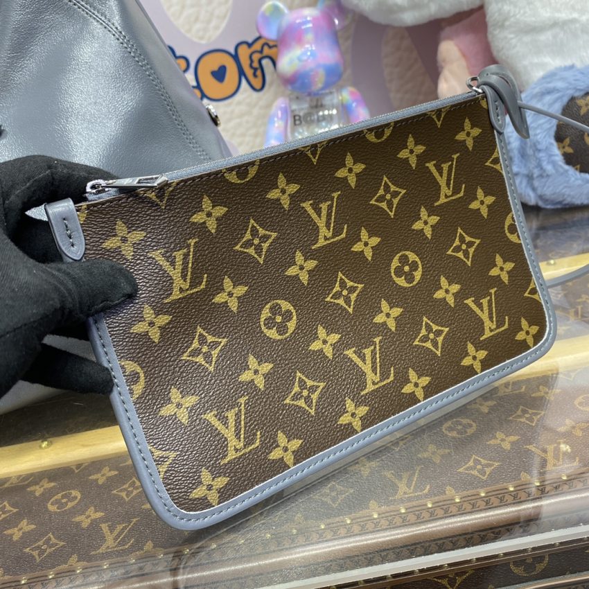 Replica Louis Vuitton Carry All MM Silver 13 Replica Louis Vuitton Carry All MM Silver - 1:1 designer replica handbag