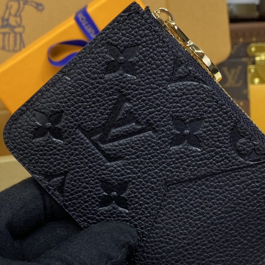 Replica Louis Vuitton Romy Card Holder Black 6 Replica Louis Vuitton Romy Card Holder Black - high-quality designer bag clone