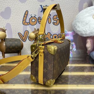 Replica Louis Vuitton Soul Trunk East West Brown 2 Replica Louis Vuitton Soul Trunk East West Brown - best quality luxury bag dupe