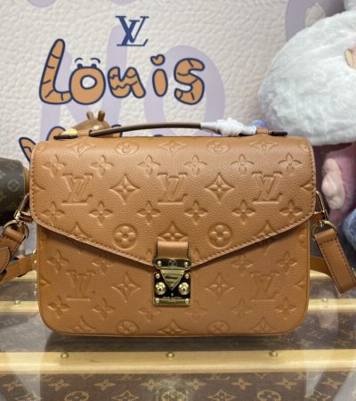 Replica Louis Vuitton Pochette Metis Brown - high-end fake designer purse