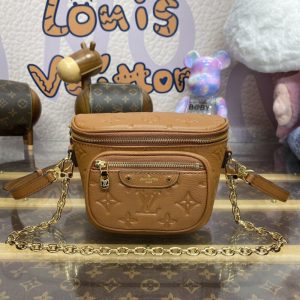 Replica Louis Vuitton Bumbag Mini Full Brown 1 Replica Louis Vuitton Bumbag Mini Full Brown - realistic designer-inspired fake bag