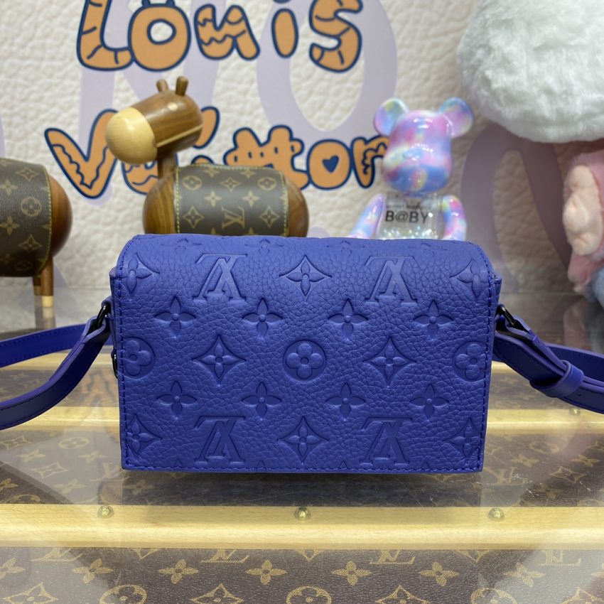 Replica Louis Vuitton Steamer Wearable Wallet Blue 5 Replica Louis Vuitton Steamer Wearable Wallet Blue - high-accuracy replica luxury purse