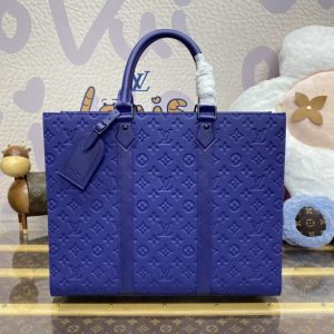 Replica Louis Vuitton Sac Plat 24H Blue 1 Replica Louis Vuitton Sac Plat 24H Blue - high-end fake designer purse