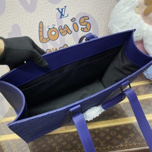 Replica Louis Vuitton Sac Plat 24H Blue 7 Replica Louis Vuitton Sac Plat 24H Blue - high-end fake designer purse