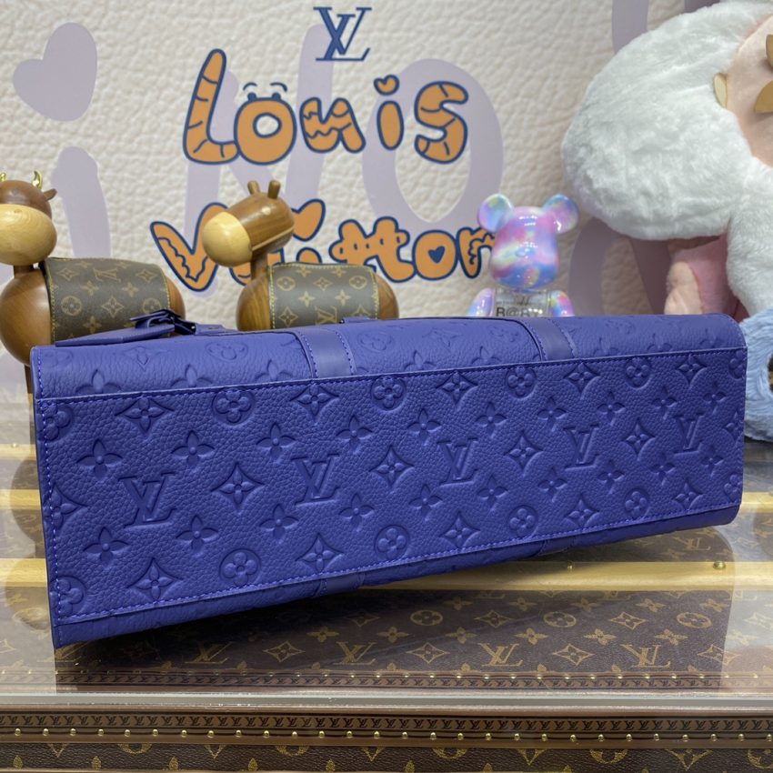 Replica Louis Vuitton Sac Plat 24H Blue 10 Replica Louis Vuitton Sac Plat 24H Blue - near-authentic luxury replica handbag