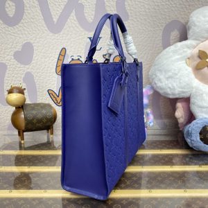 Replica Louis Vuitton Sac Plat 24H Blue 2 Replica Louis Vuitton Sac Plat 24H Blue - realistic designer-inspired fake bag