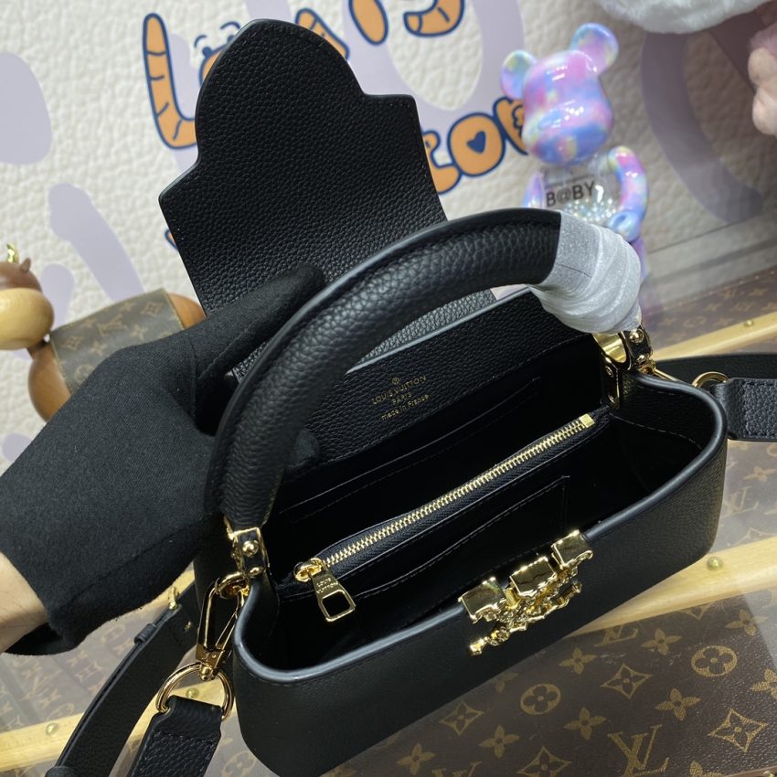 Replica Loius Vuitton Capucines East West Black 6 Replica Loius Vuitton Capucines East West Black - best-selling designer handbag dupe