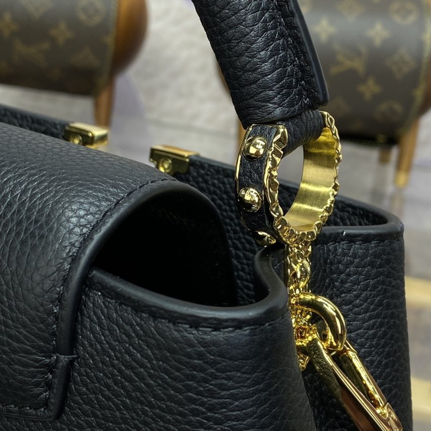 Replica Loius Vuitton Capucines East West Black 3 Replica Loius Vuitton Capucines East West Black - best quality luxury bag dupe
