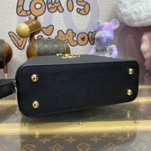 Replica Loius Vuitton Capucines East West Black 4 Replica Loius Vuitton Capucines East West Black - premium 1:1 fake handbag model