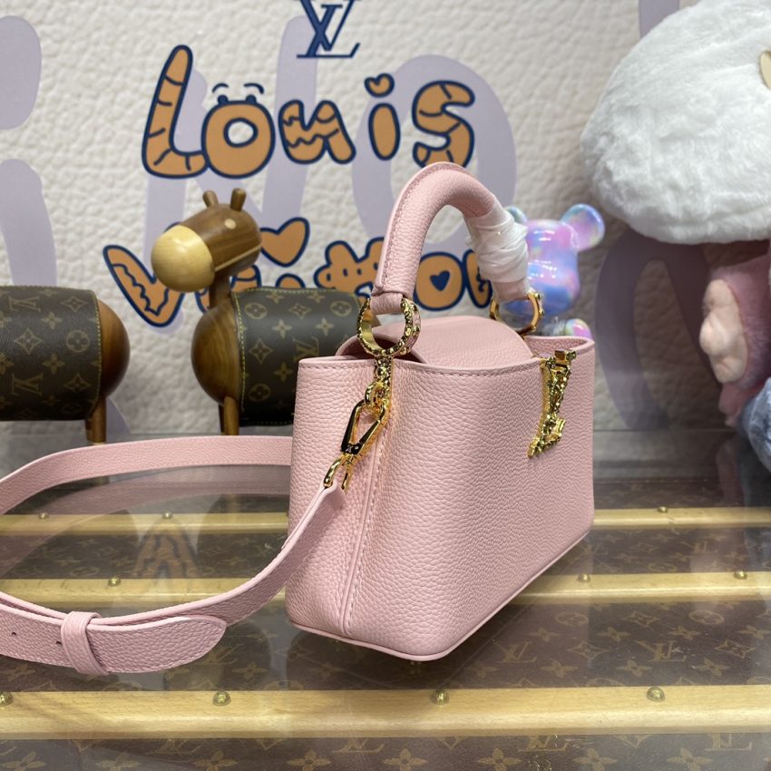 Replica Loius Vuitton Capucines East West Pink 2 Replica Loius Vuitton Capucines East West Pink - top-tier luxury replica shoulder bag
