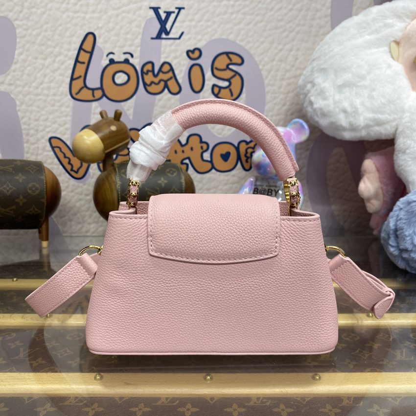 Replica Loius Vuitton Capucines East West Pink 4 Replica Loius Vuitton Capucines East West Pink - high-end fake designer purse