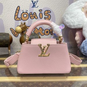 Replica Loius Vuitton Capucines East West Pink 1 Replica Loius Vuitton Capucines East West Pink - best quality luxury bag dupe