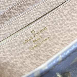 Replica Louis Vuitton Wallet on Chain Ivy Grey - authentic-look luxury purse replica