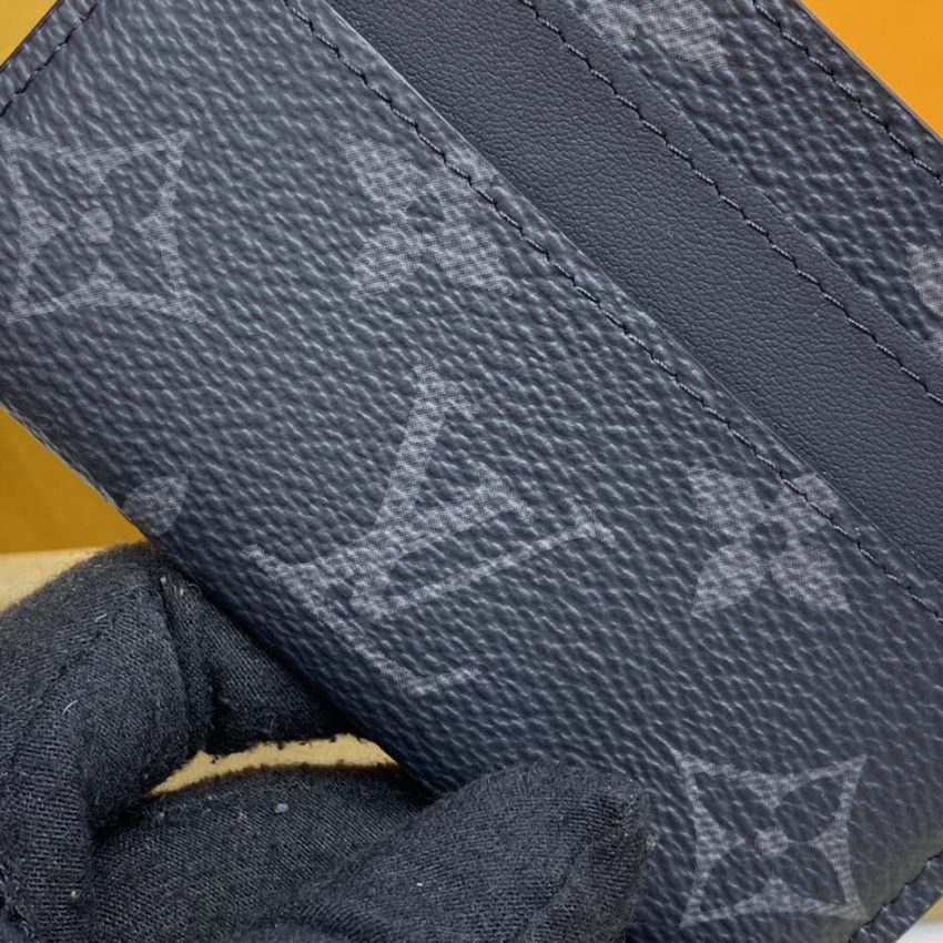 Replica Louis Vuitton Card Holder Black - best quality luxury bag dupe