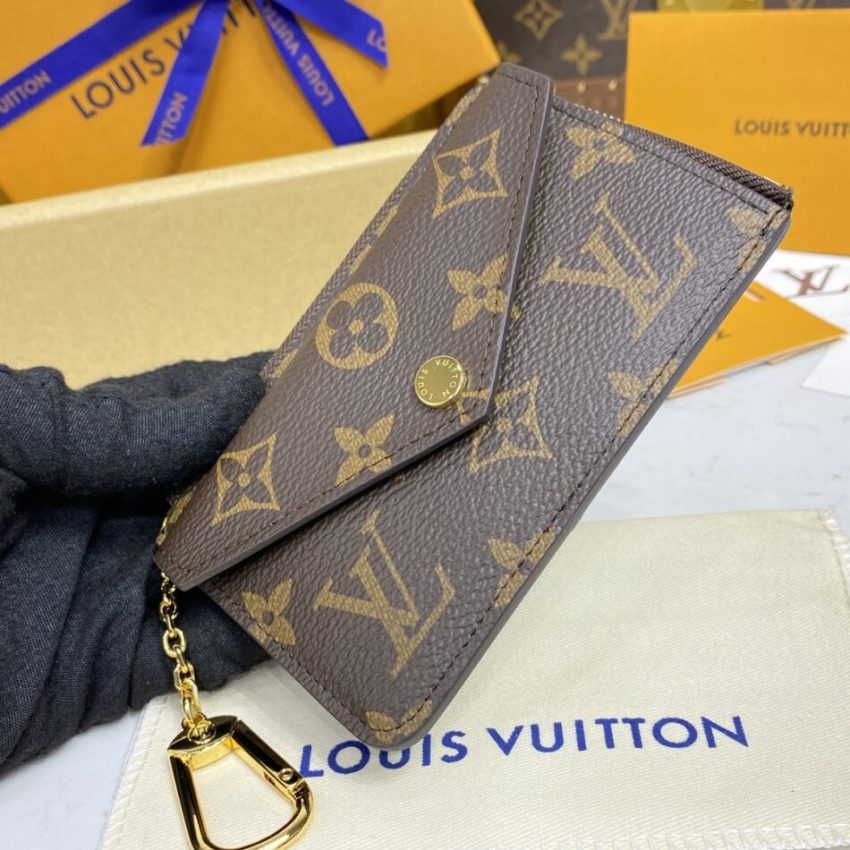 Replica Louis Vuitton Card Holder Recto Verso Brown 11 Replica Louis Vuitton Card Holder Recto Verso Brown - 1:1 designer replica handbag
