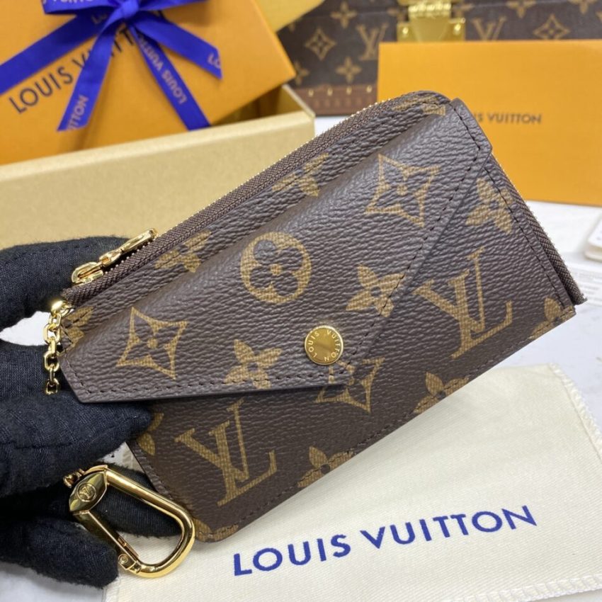Replica Louis Vuitton Card Holder Recto Verso Brown 6 Replica Louis Vuitton Card Holder Recto Verso Brown - 1:1 designer replica handbag