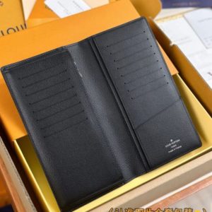 Replica Louis Vuitton Brazza Wallet Black 4 Replica Louis Vuitton Brazza Wallet Black - near-authentic luxury replica handbag