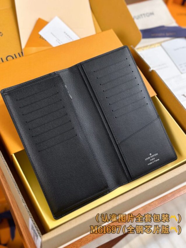Replica Louis Vuitton Brazza Wallet Black 4 Replica Louis Vuitton Brazza Wallet Black - near-authentic luxury replica handbag