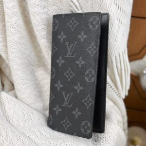 Replica Louis Vuitton Brazza Wallet Black 9 Replica Louis Vuitton Brazza Wallet Black - elite superclone designer purse