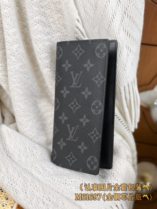 Replica Louis Vuitton Brazza Wallet Black 9 Replica Louis Vuitton Brazza Wallet Black - elite superclone designer purse
