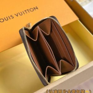 Replica Louis Vuitton Zipper Coin Purse Brown 5 Replica Louis Vuitton Zipper Coin Purse Brown - best quality luxury bag dupe